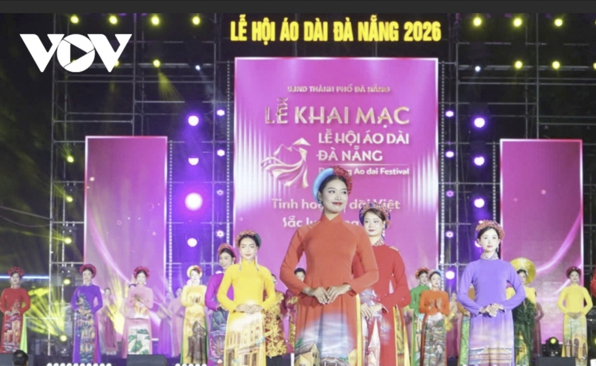 2026 Da Nang Ao Dai Festival opens with traditional performances